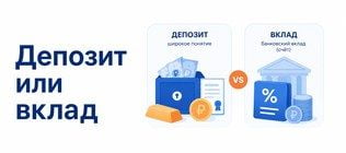 Чем отличается депозит от вклада